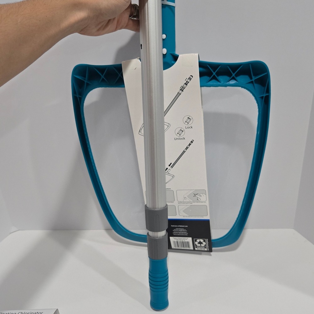 Mainstays Pool Skimmer‎ Leaf Rake Chlorinator with floating Guard Glove New - Picture 4 of 6